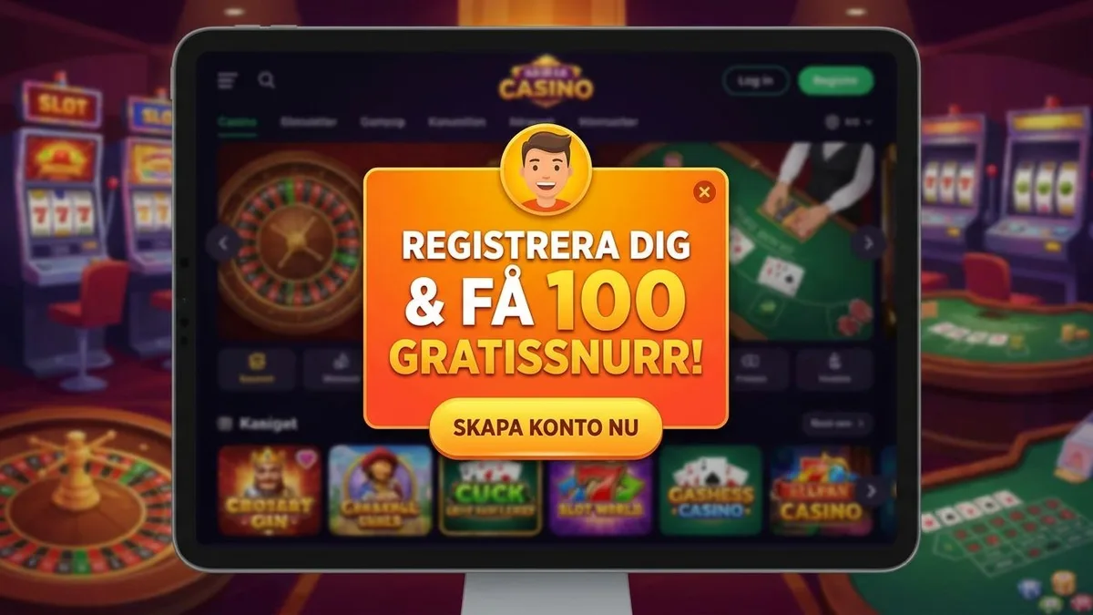 Registrera dig med bonus
