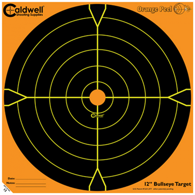 Caldwell måltavla Orange Peel 12″ bulls-eye: 5 ark i gruppen Jakt / Skjutmål hos MILAR (120-556)