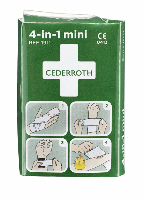 Cederroth Blodstoppare 4-IN-1 Mini i gruppen Beredskap / Första Hjälpen hos MILAR (62-1911M)